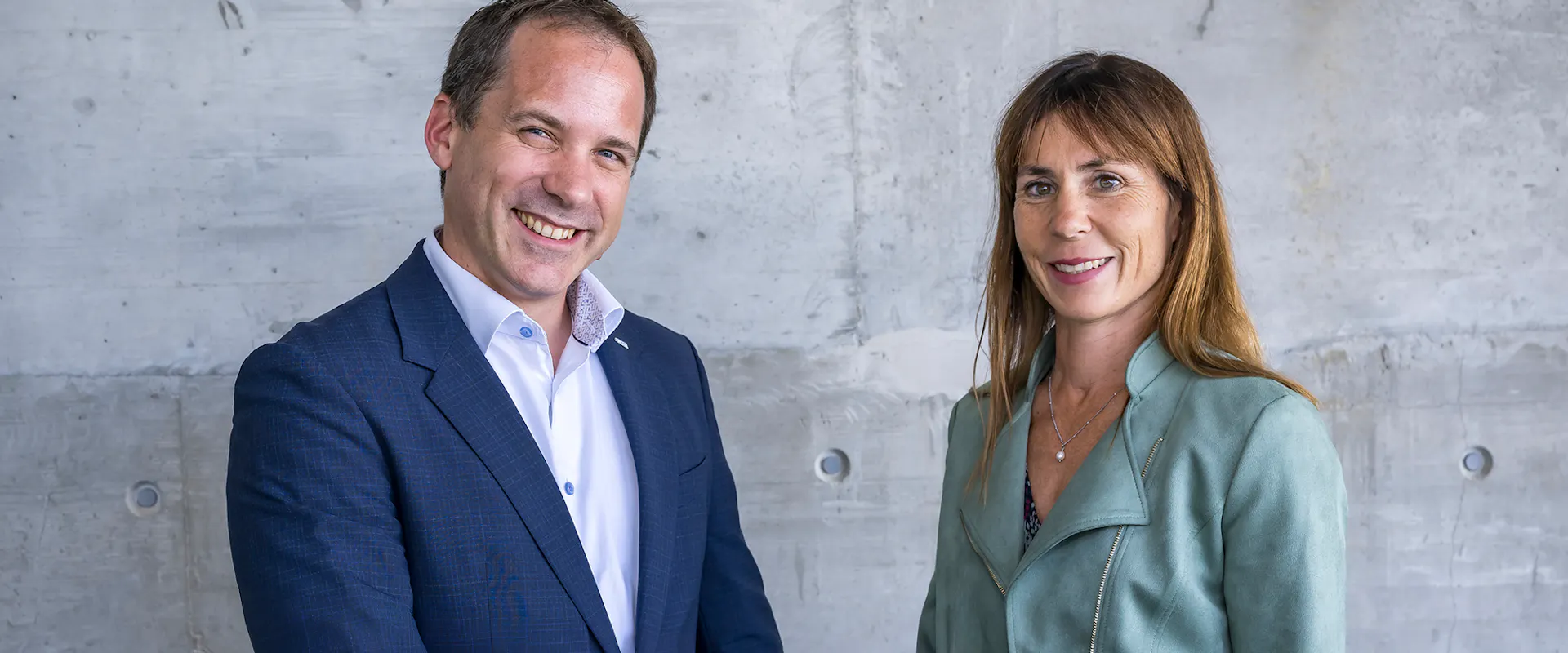 Vincent Revol (CSEM) und Sarah Hauser (HSLU)