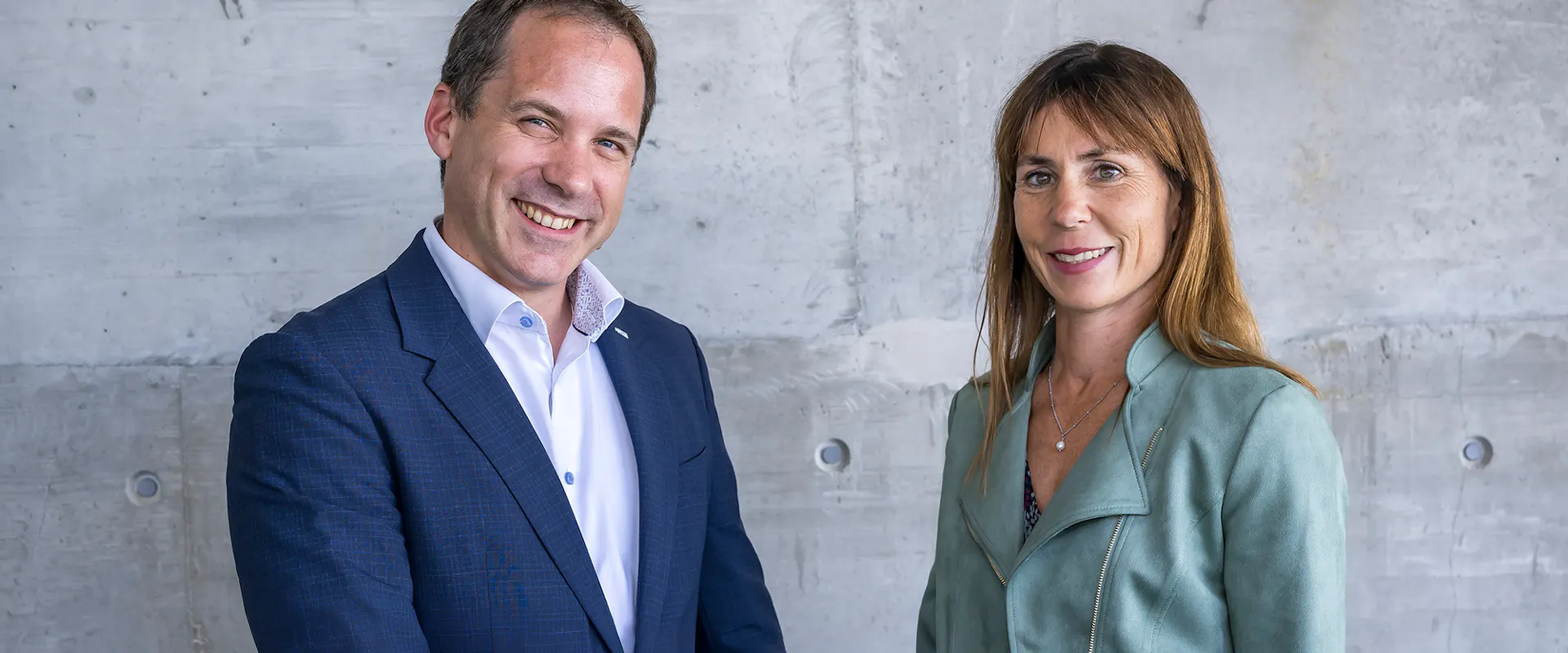 Vincent Revol (CSEM) und Sarah Hauser (HSLU)