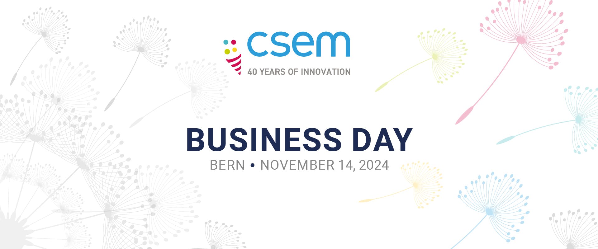 CSEM Business Day 2024 Banner