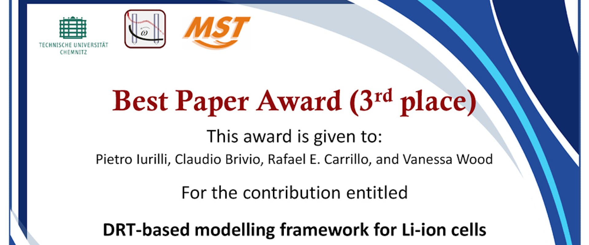 Best Paper Award