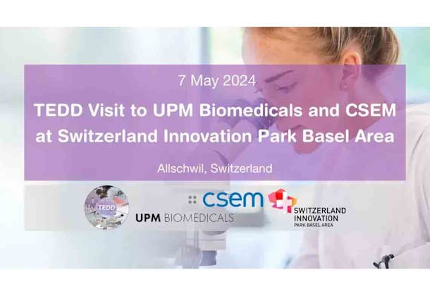 Banner TEDD x UPM Biomedicals