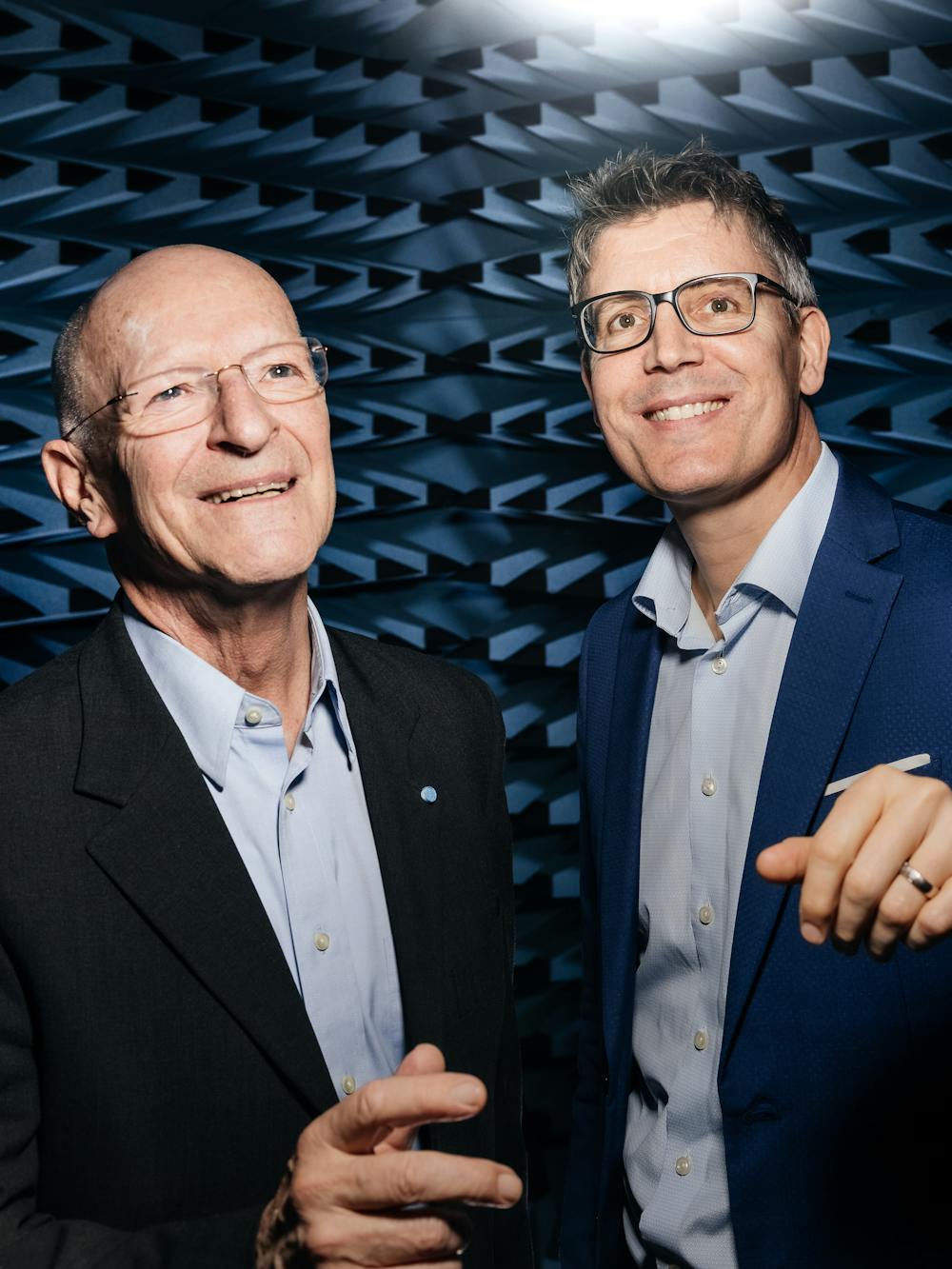 Claude Nicollier, Président du Conseil d’administration, and Alexandre Pauchard, directeur général