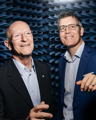 Claude Nicollier, Chairperson of the Board of Directors, and Alexandre Pauchard, Chief Executive Officer