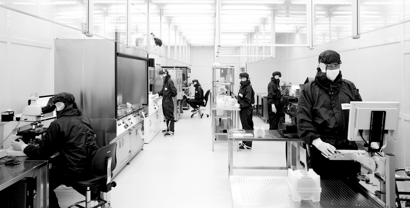 CSEM's micro-electro-mechanical systems (MEMS) fabrication facility.