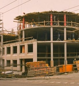 The new CSEM building in Neuchâtel is under construction