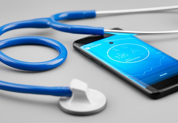 Stethoscope & smartphone