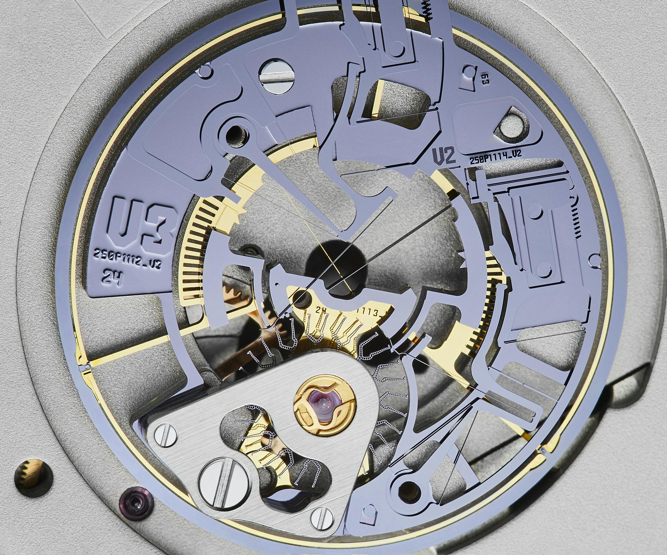 Mechanical watch, flexure-based escapement with high-power reserve