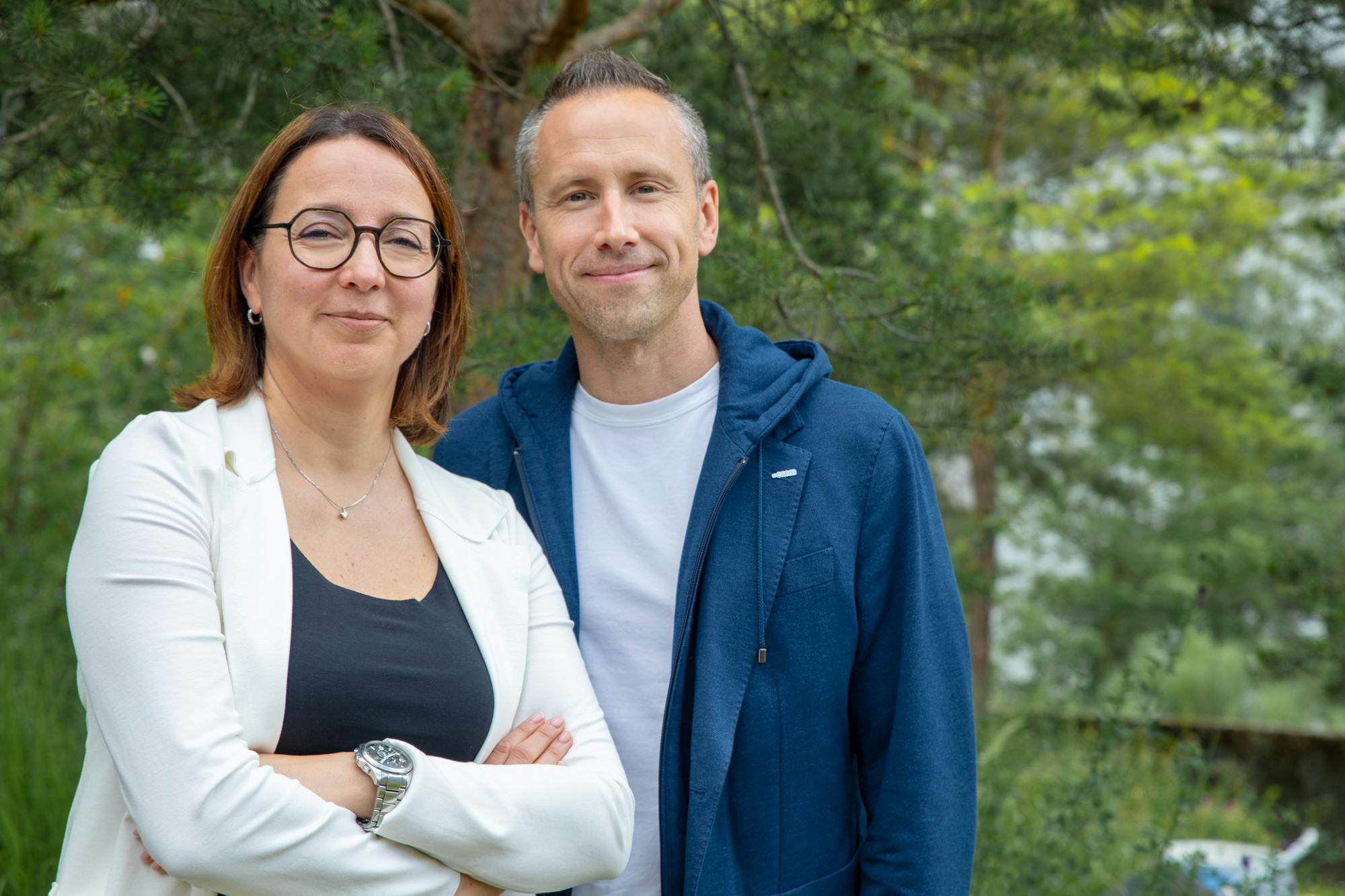 Portrait of the two heads of Research & Business Development for the Life Sciences Technologies at CSEM