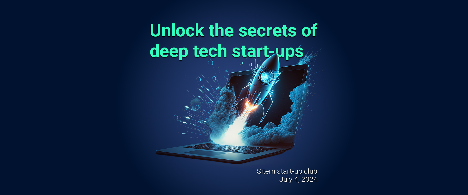 Banner DeepTech Dynamics event / StartUp Club