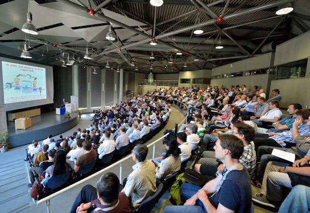 The European Forum for Time and Frequency in Neuchâtel (picture taken at EFTF 2014)
