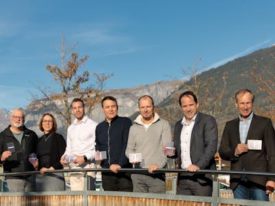 Team picture with employees from Hamilton and from CSEM