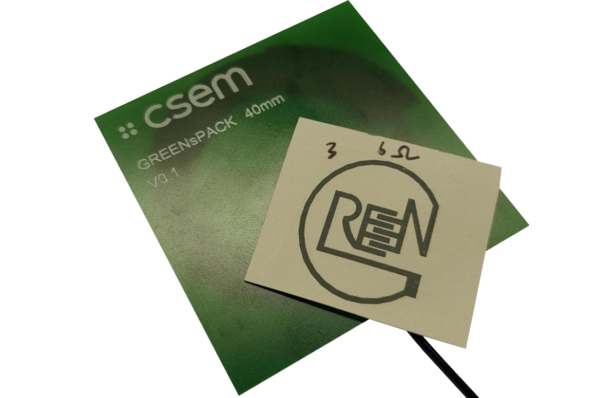 Fully biodegradable passive RF tag
