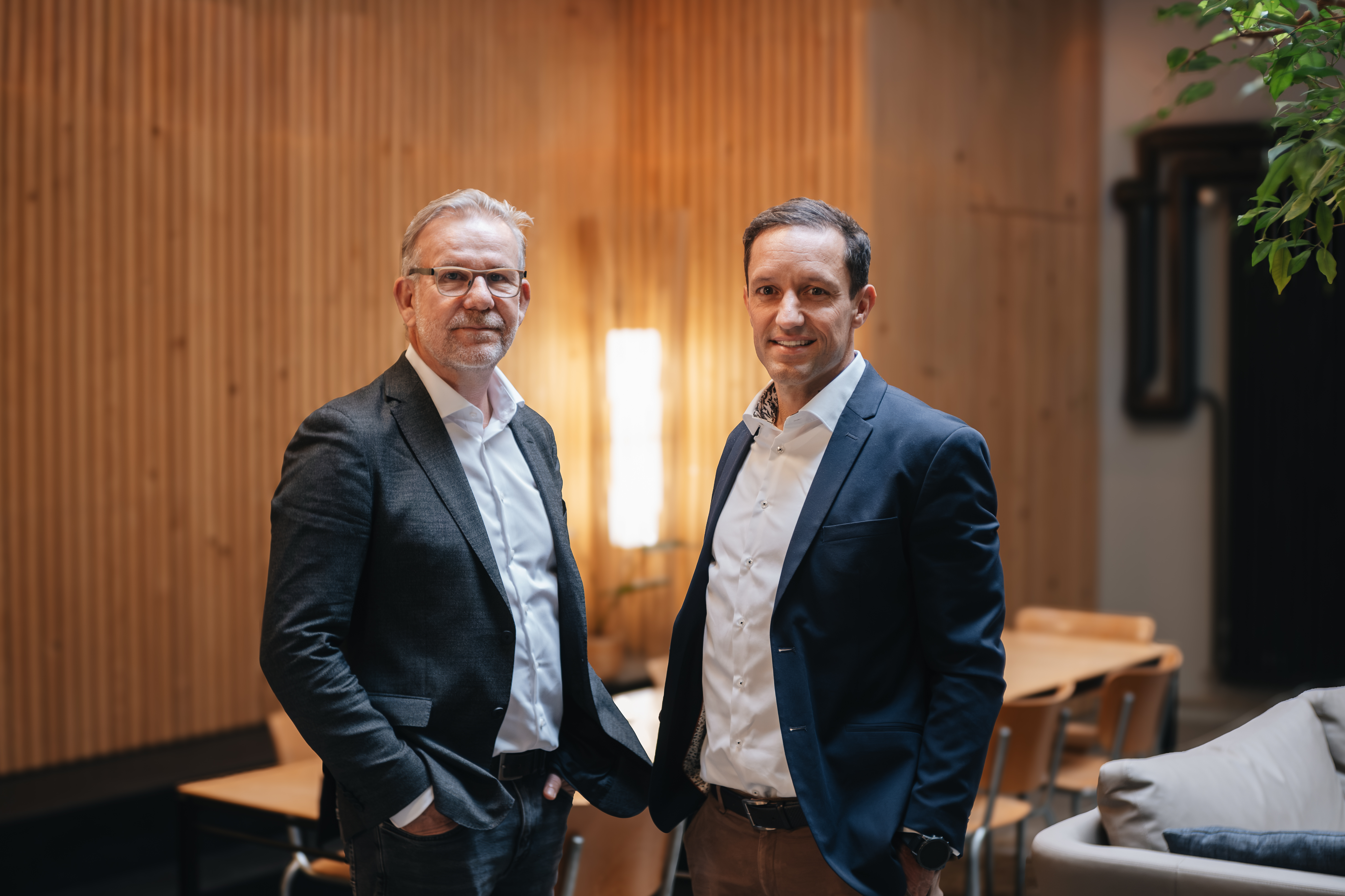 Jens K and Matthias P at Sitem Startup Club