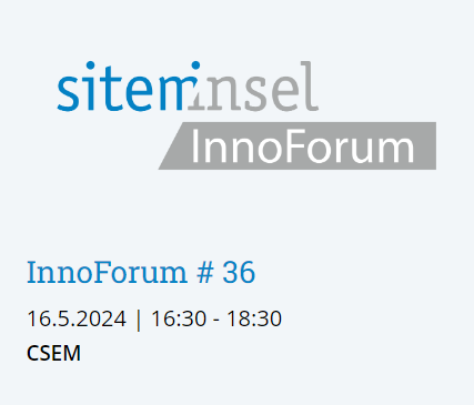 Event-Vignette for Sitem-Insel InnoForum, May 16, 2024