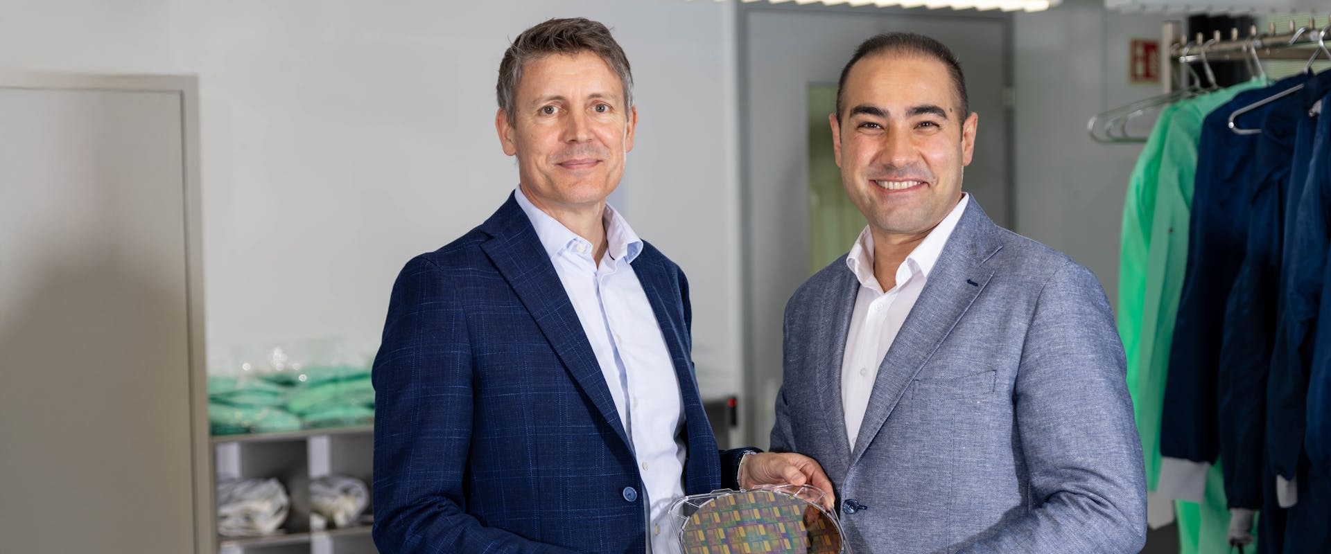 Alexandre Pauchard, CEO of CSEM, and Hamed Sattari, CEO & Founder of CCRAFT
