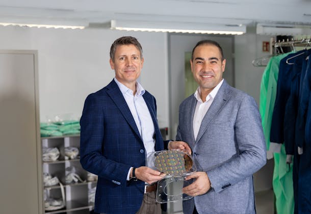 Alexandre Pauchard, CEO of CSEM, and Hamed Sattari, CEO & Founder of CCRAFT