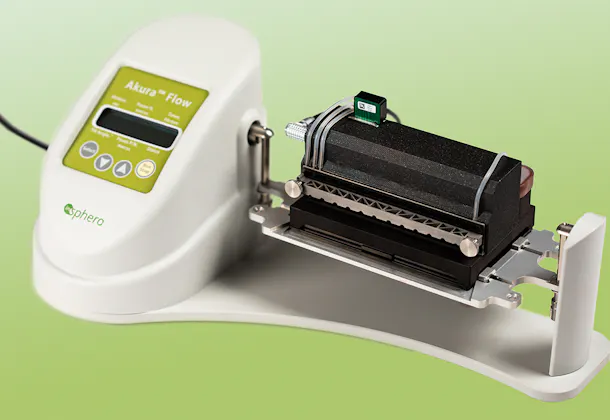 InSphero's Akura Flow 384 plate Device