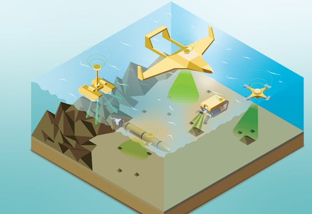 Underwater 3D Imaging_Multi platform flash LiDAR/ Imagerie sous-marine en 3D