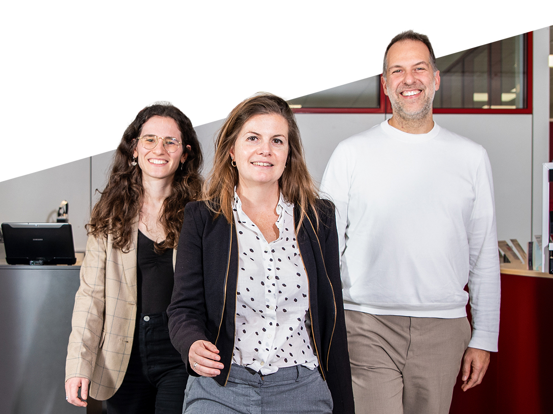 Visienco co-founders: Lucie Jandet, Edwige Guinet, and Jonas Goldowsky