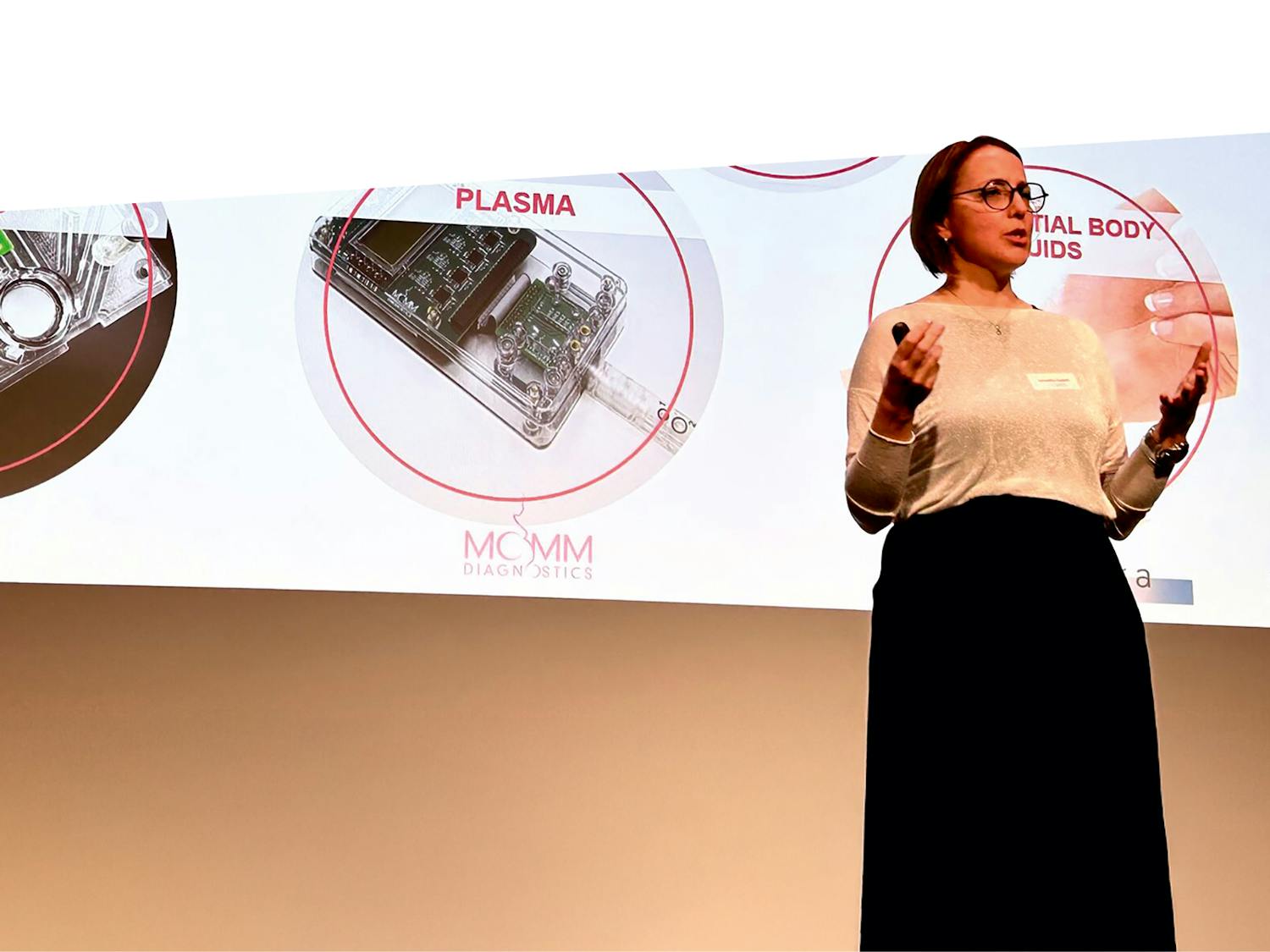 Samantha Paoletti at the POCDx symposium