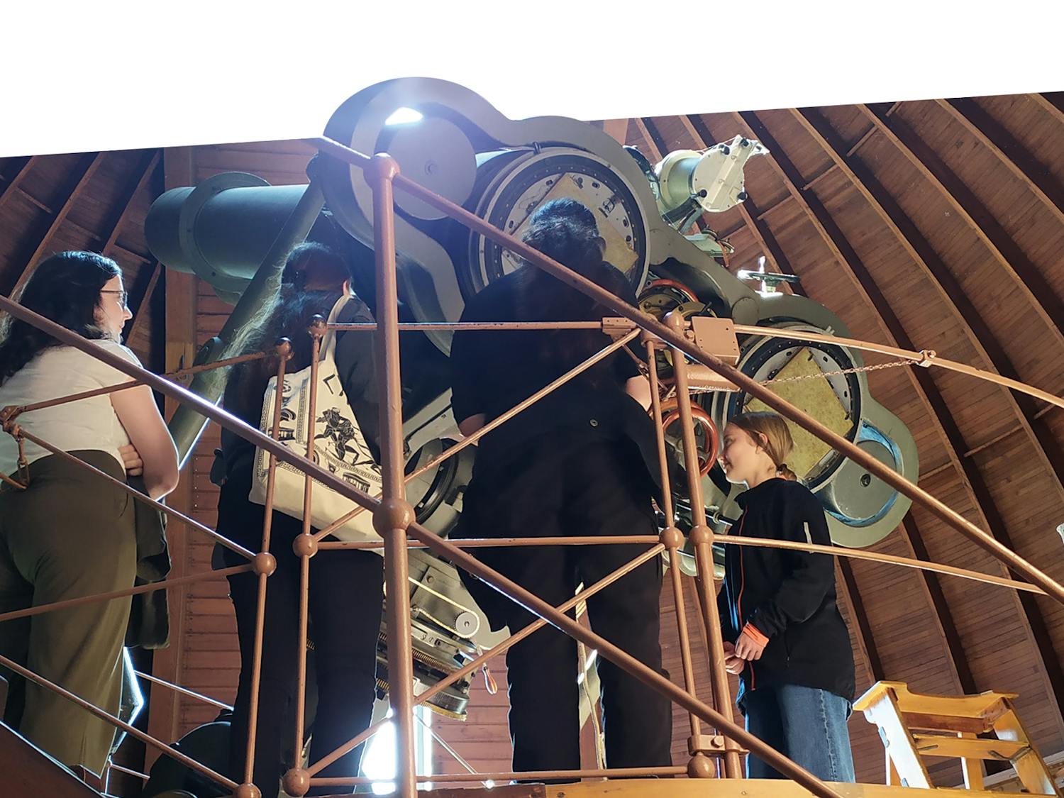 Swiss TecLadies participants discover the Neuchâtel Observatory.