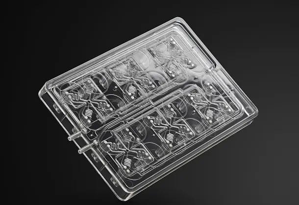 Additively manufactured microfluidic smart lids used for continuous perfusion for bioprocessing applications.