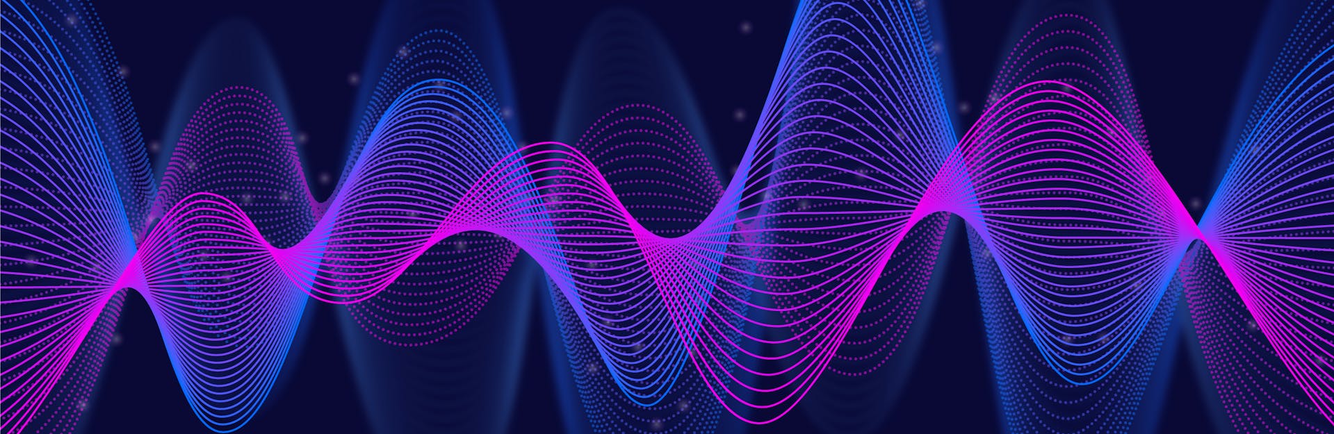 Wavy background, violet and blue motion