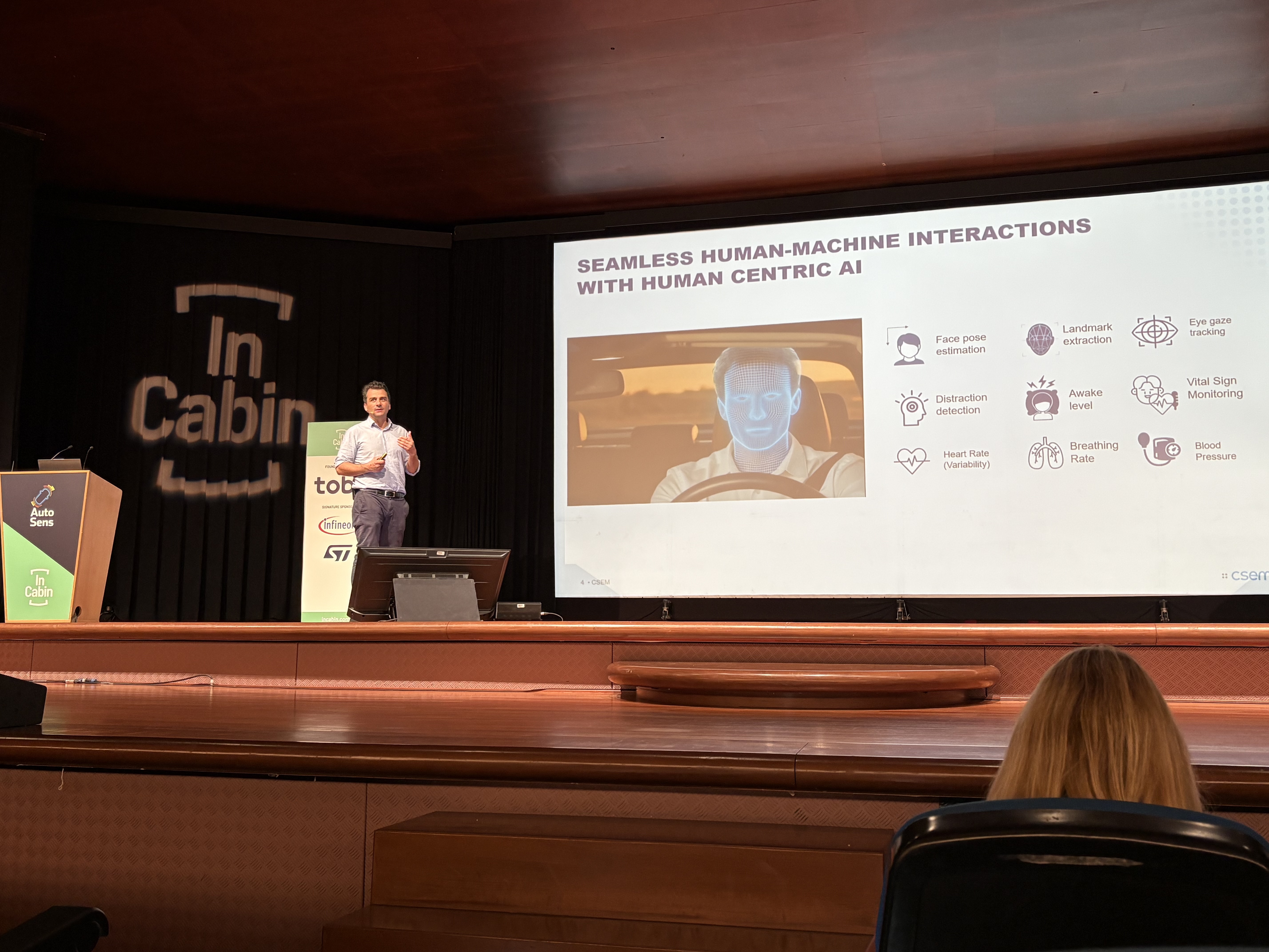 Presentation of DriverCheck during InCabin Fair in Barcelona