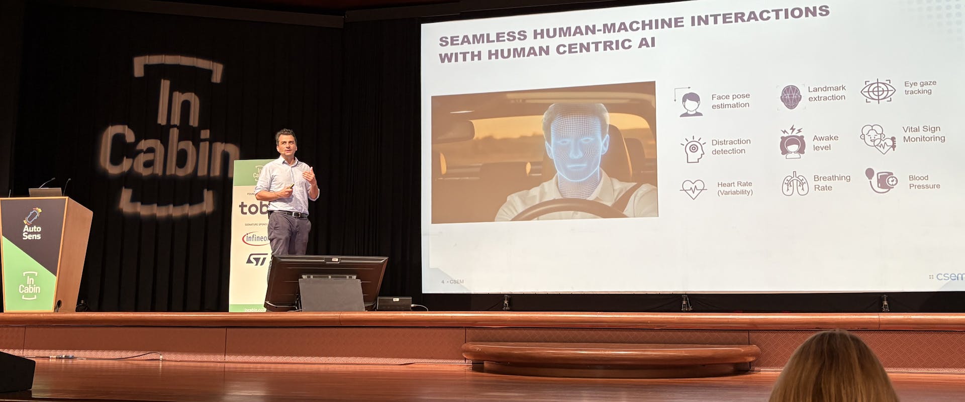 Presentation of DriverCheck during InCabin Fair in Barcelona
