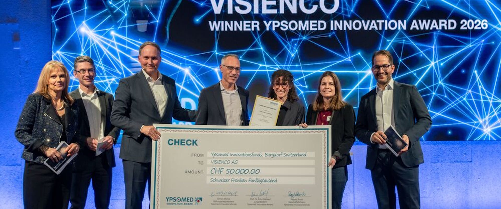 Visienco wins 1st place at Ypsomed Innovation Award 2026 Ceremony