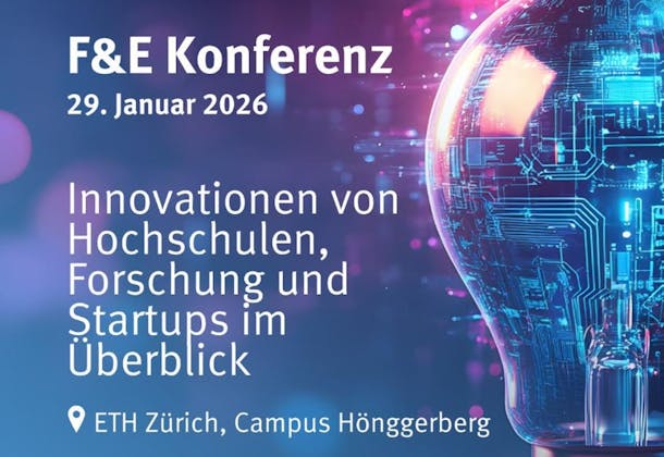 Banner for the F&E Konferenz Jan. 29, 2026