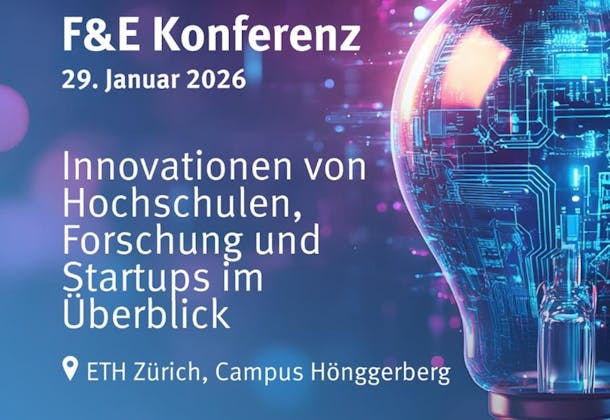 Banner for the F&E Konferenz Jan. 29, 2026