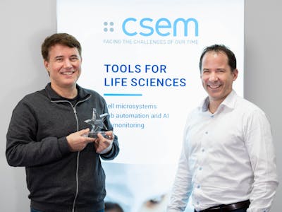 Noa Schmid and Vincent Revol