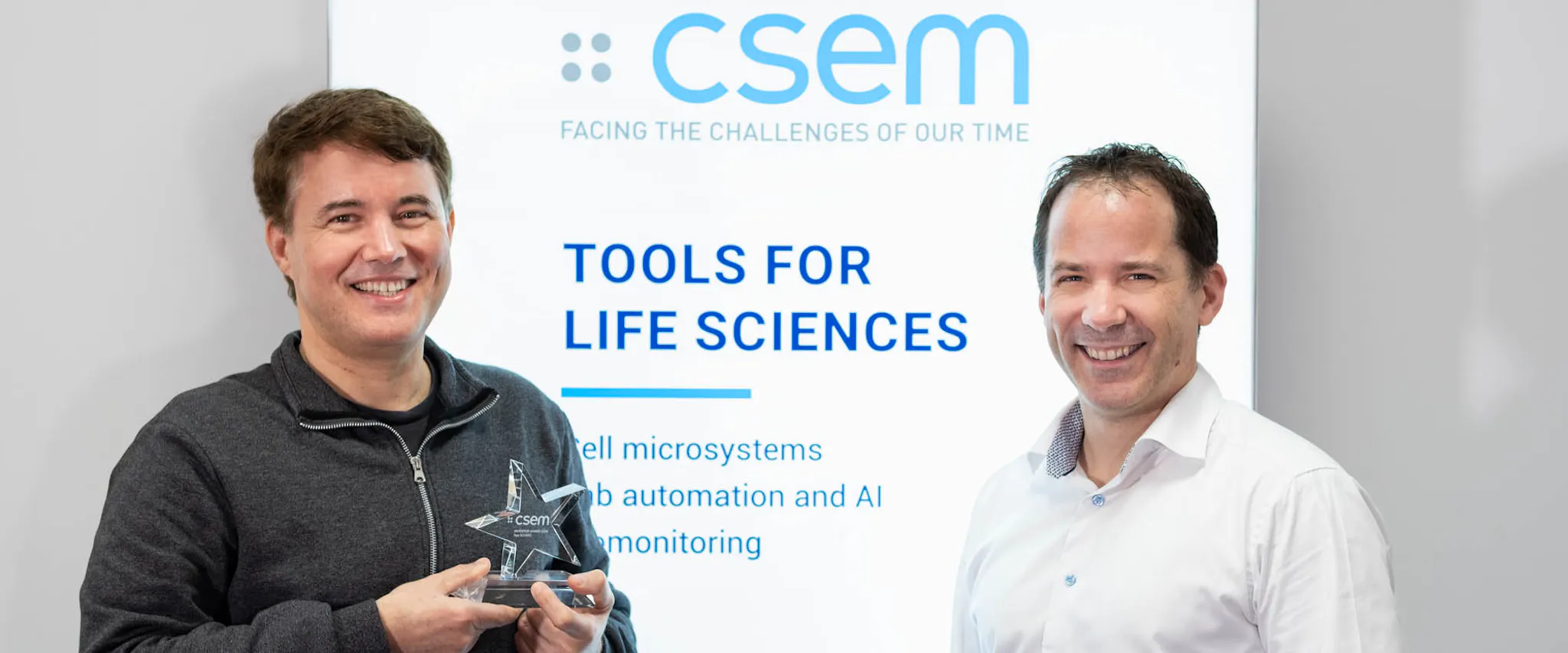 Press release for the CSEM innovation Award