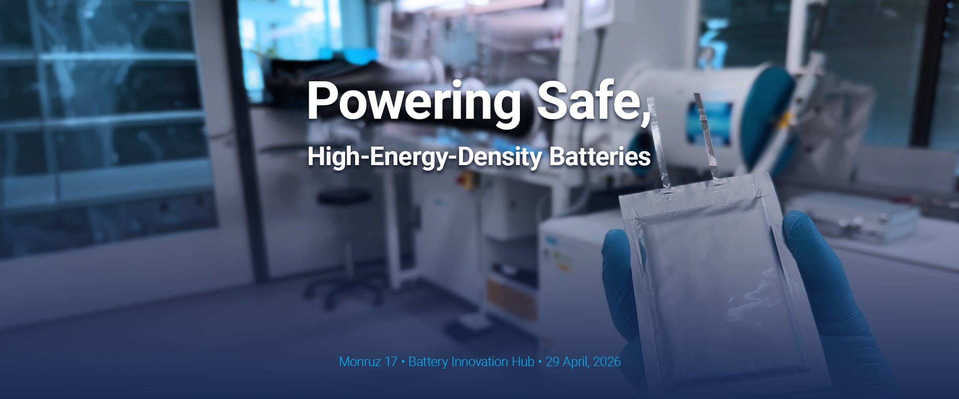 Banner of CSEM Battery Innovation Hub 2026