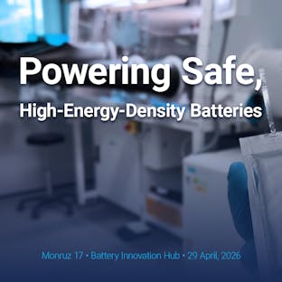 Banner of Open Doors Event at CSEM Battery Innovation Hub