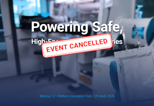 Banner of CSEM Battery Innovation Hub 2026