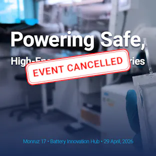 Banner of CSEM Battery Innovation Hub 2026