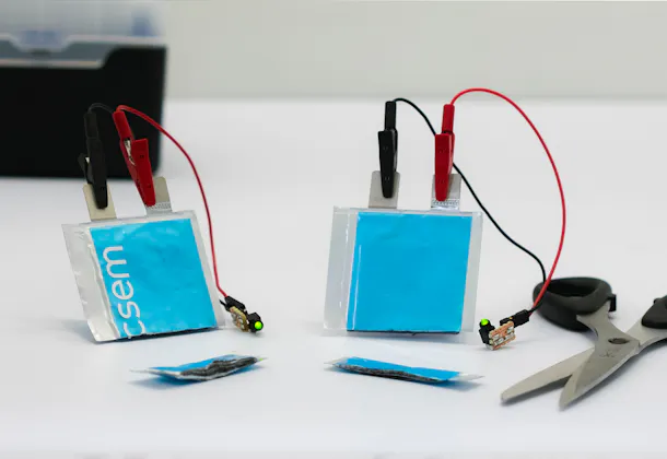 Cut Li-metal solid state batteries