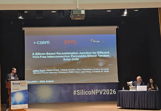 Julien Hurni wins best abstract award at SiliconPV 2026