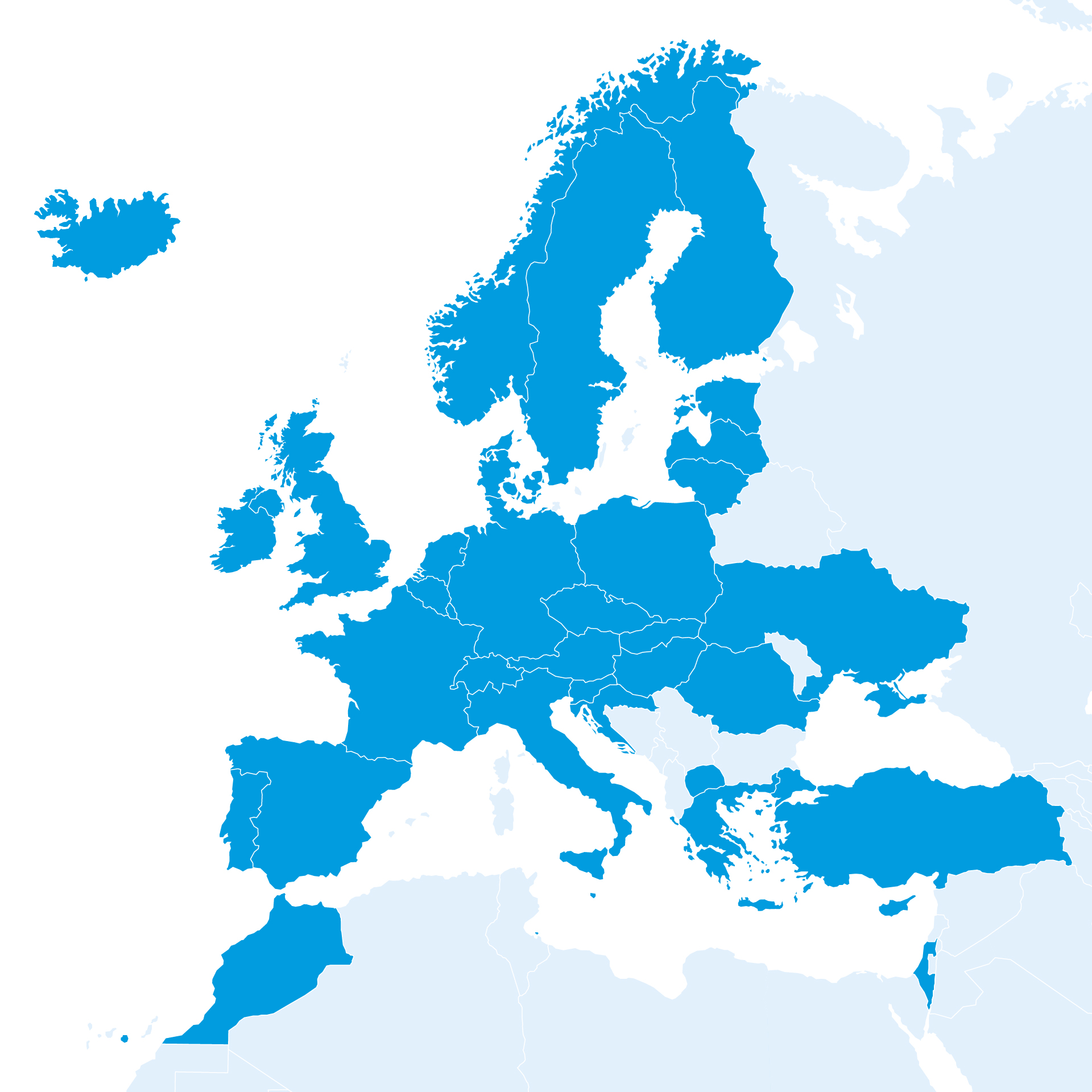 EU map - CSEM EU projects