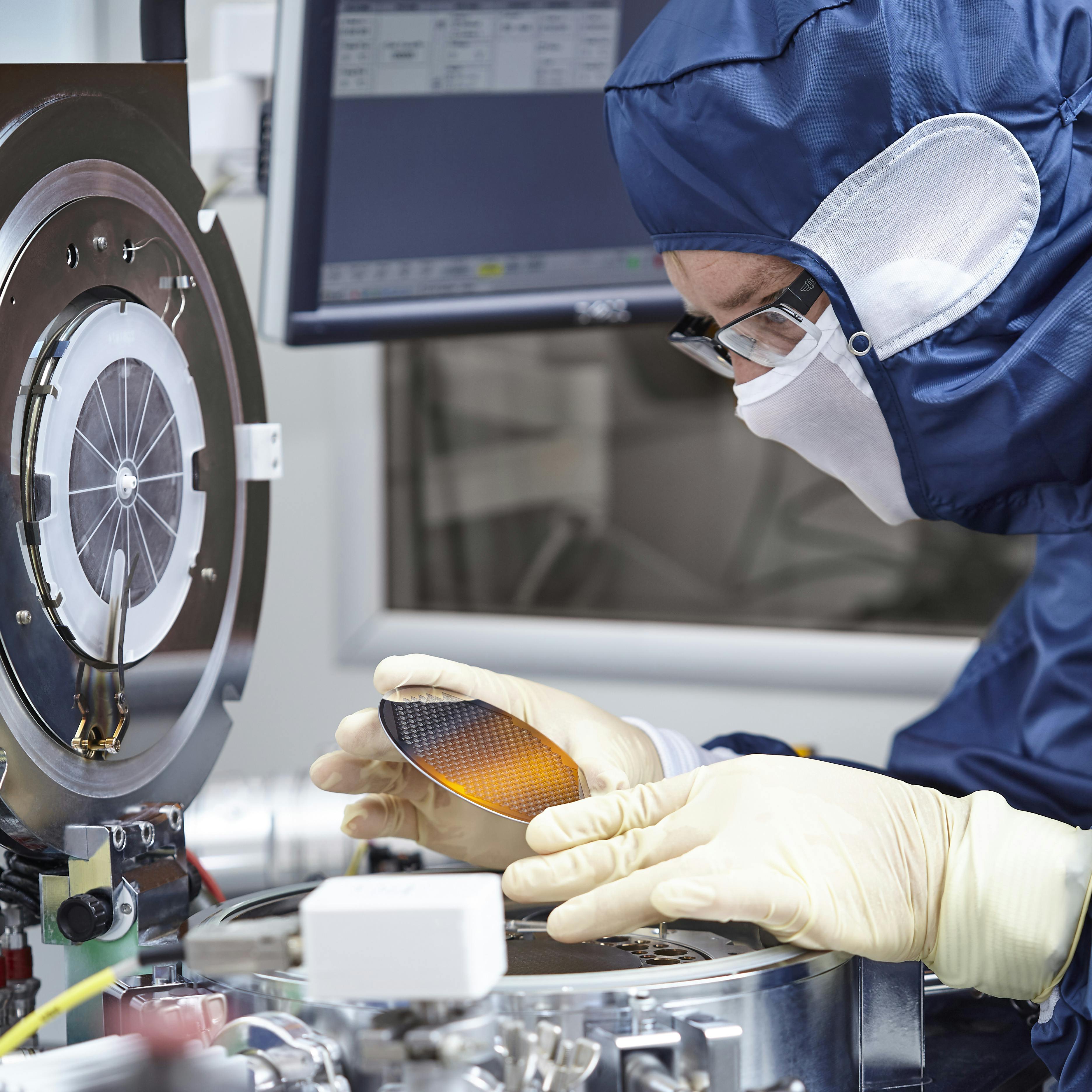 CSEM engineer working on an atomic watch