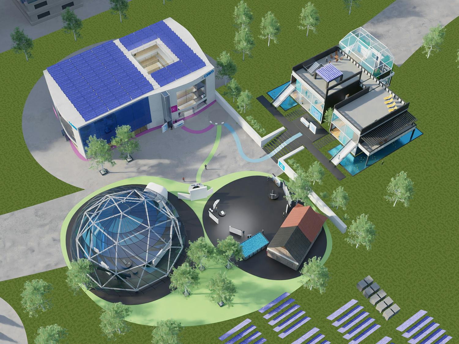 Overview of CSEM virtual showroom