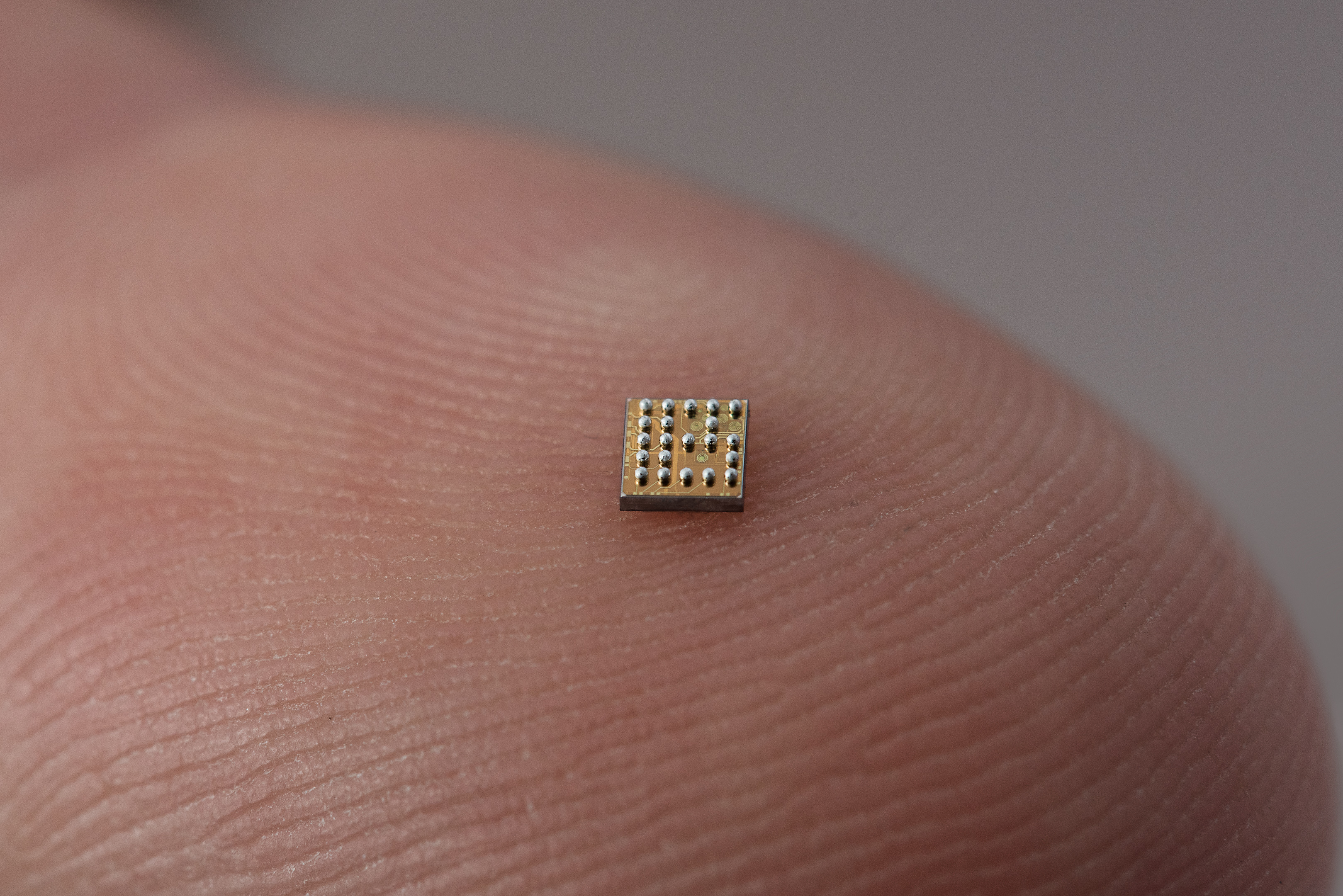 Smallest Bluetooth in the world on a fingertip