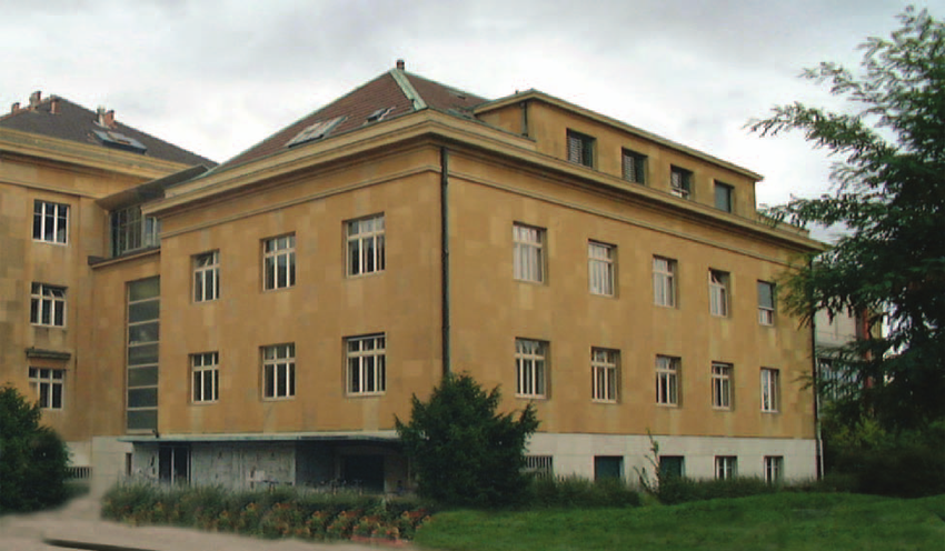 Building Laboratoire Suisse de Recherche Horlogère (LSRH) in Neuchâtel, Switzerland