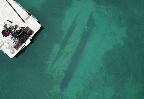 Roman shipwreck in Lake Neuchâtel