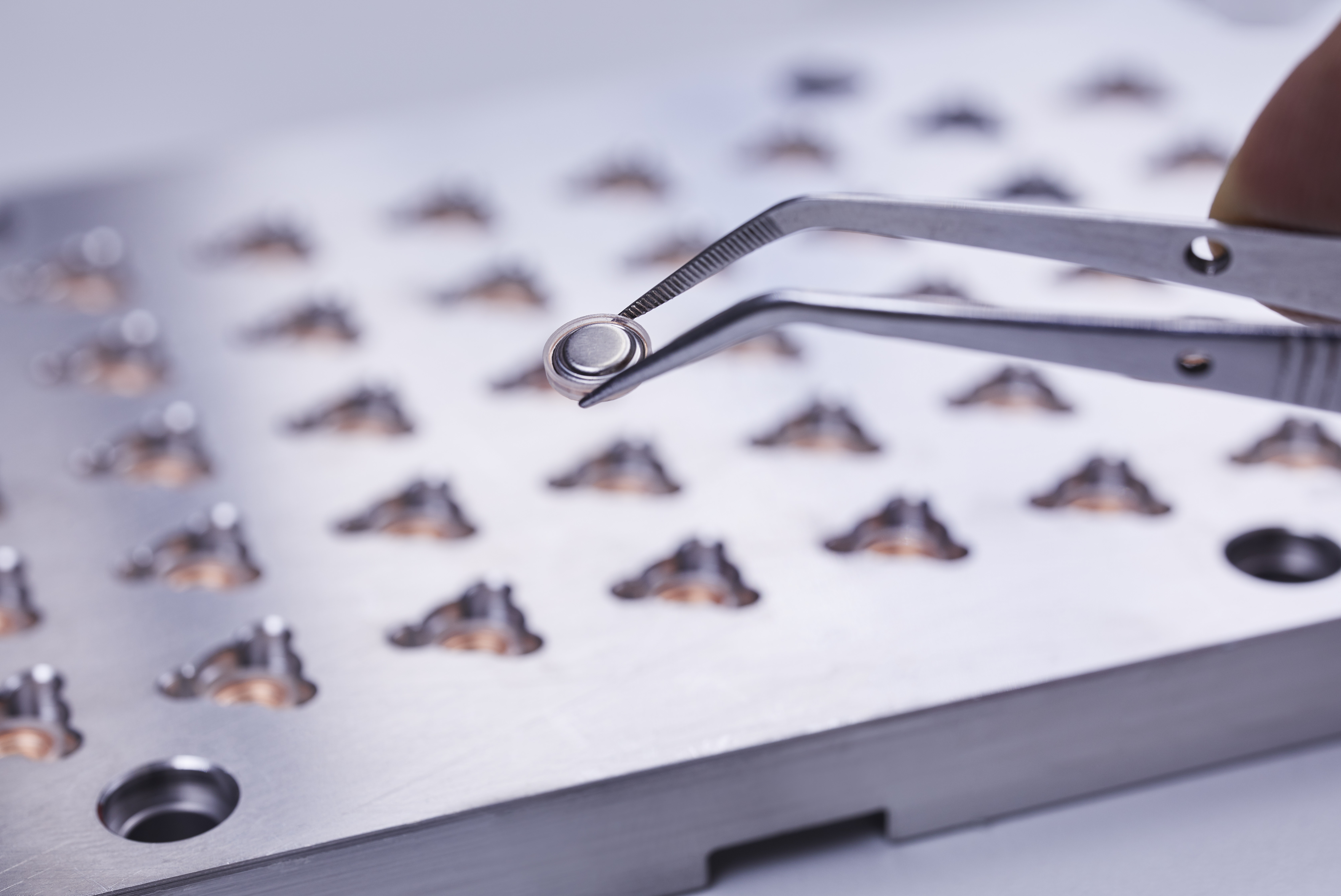 Industrial quality control on battery production lines