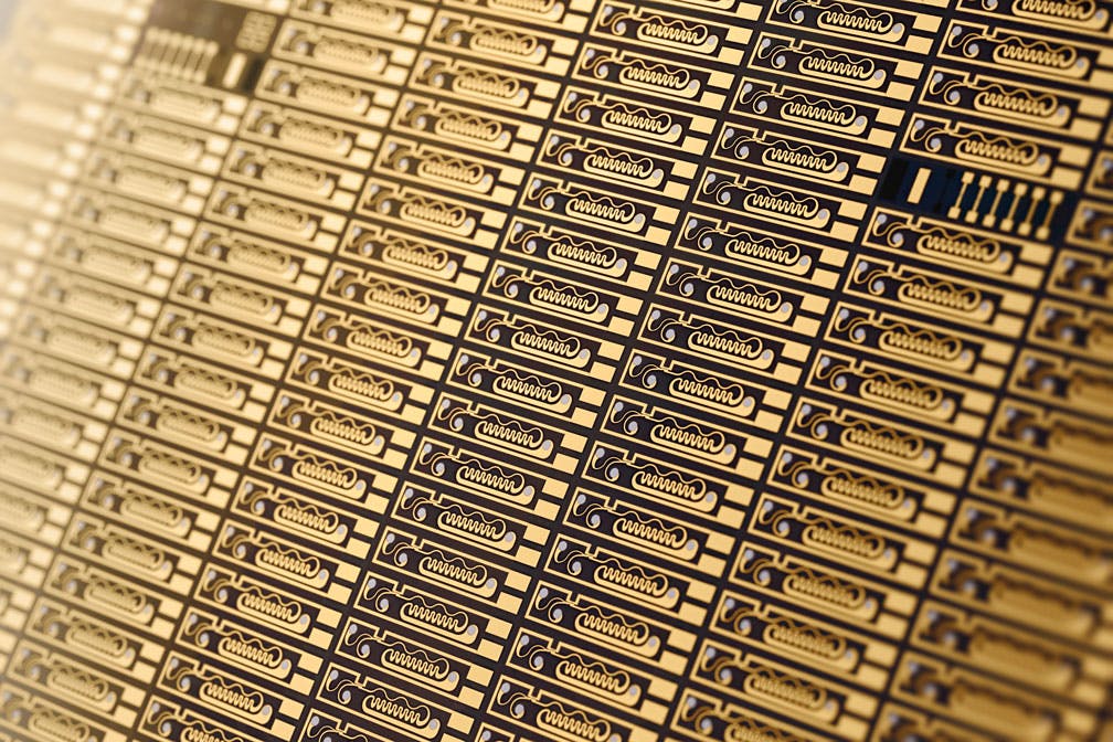 MEMS-based cell sorters on a wafer