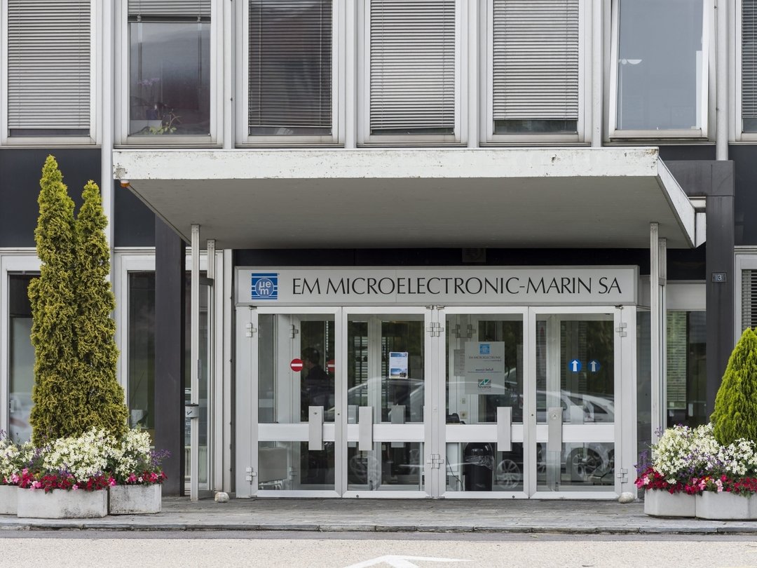 Building EM-Microelectronics in Marin, Switzerland