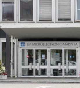 Building EM-Microelectronics in Marin, Switzerland